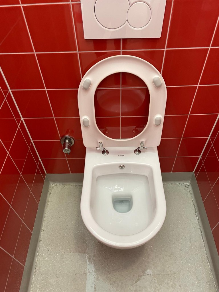 Na: sanitair hygiënisch opgeleverd